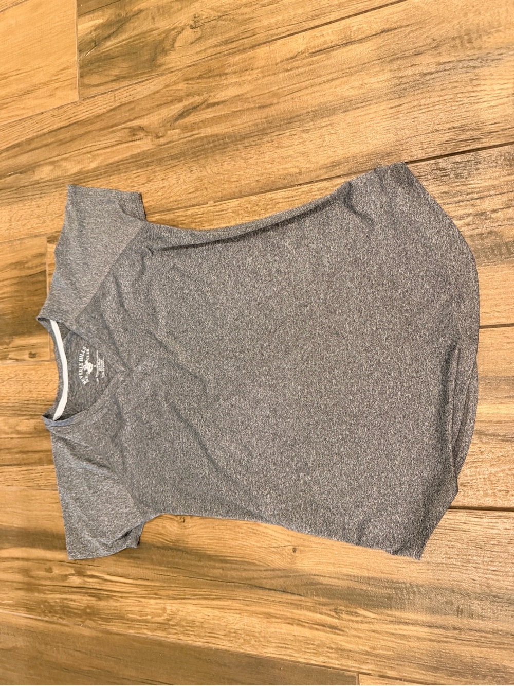 Beverly Hills Polo Club Heather Gray Short-Sleeve Tee